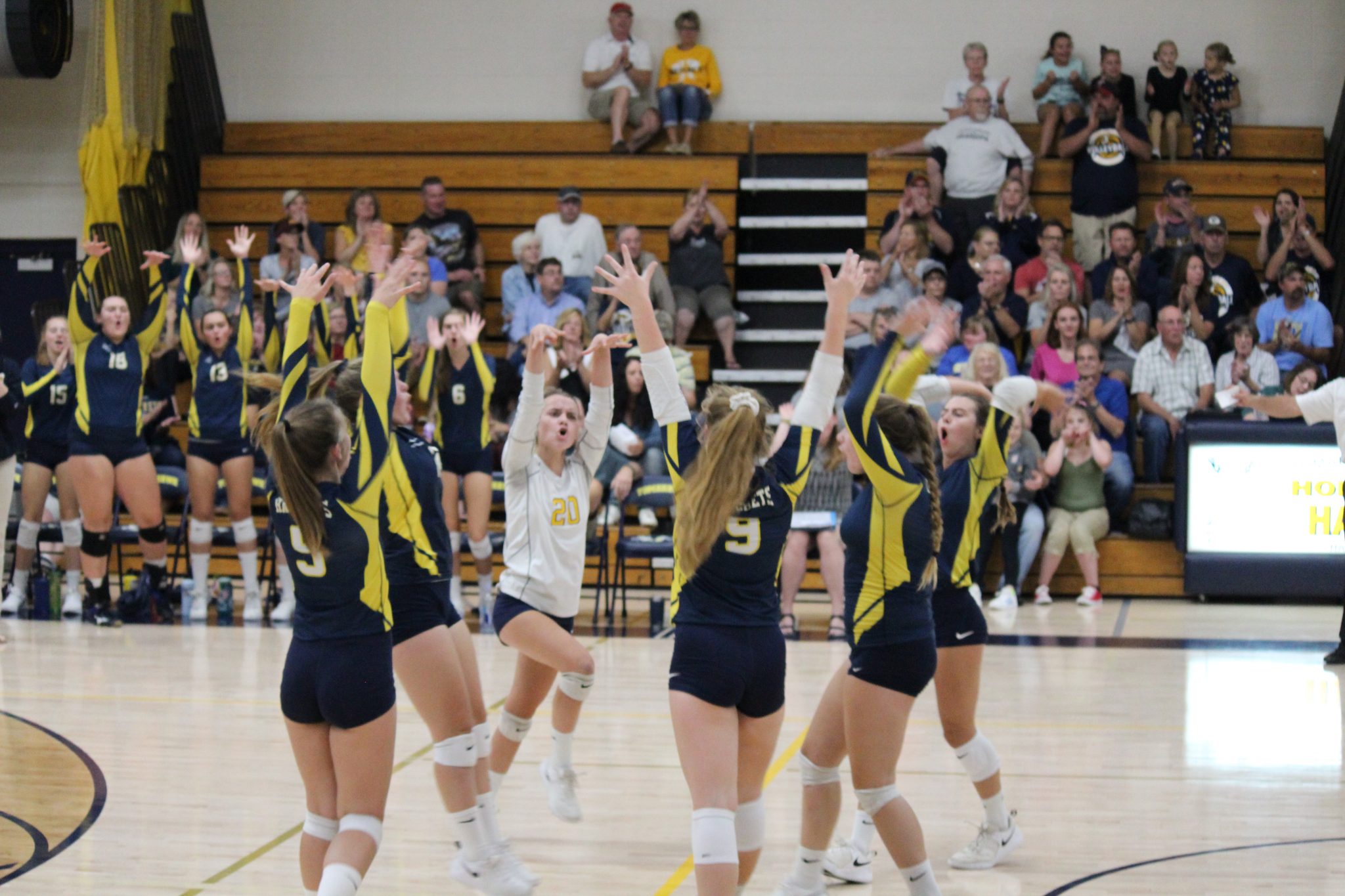 Lady Hatchets’ bring the thunder against Lakeland in 3-0 sweep