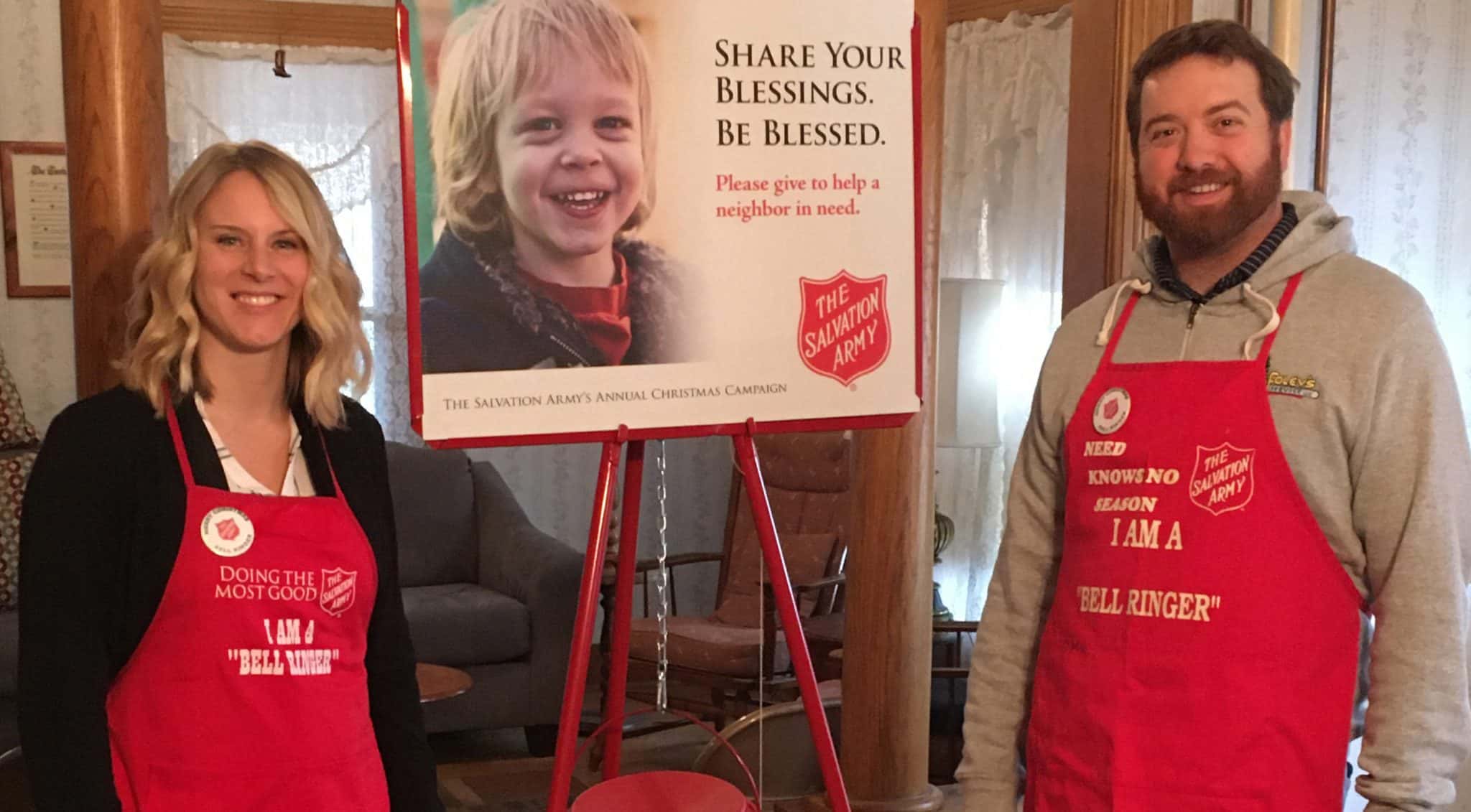 Andy and Jamie Hein named Honorary Co-Chairs for Red Kettle Campaign
