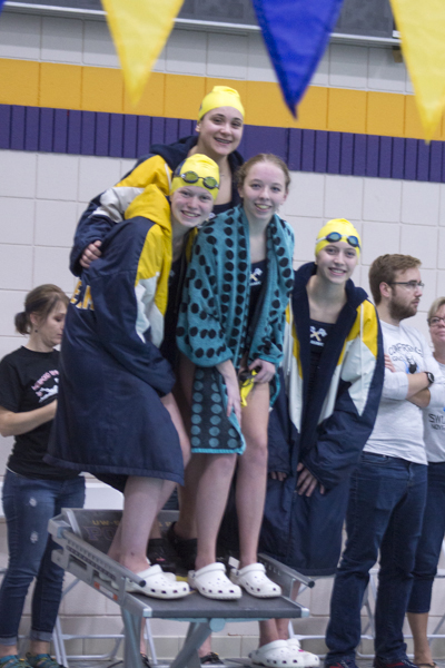 Lady Hatchet swimmers finish 4th at GNC Championship: Kylee Theiler earns 1st Team, Molly Mott H.M. All Conference