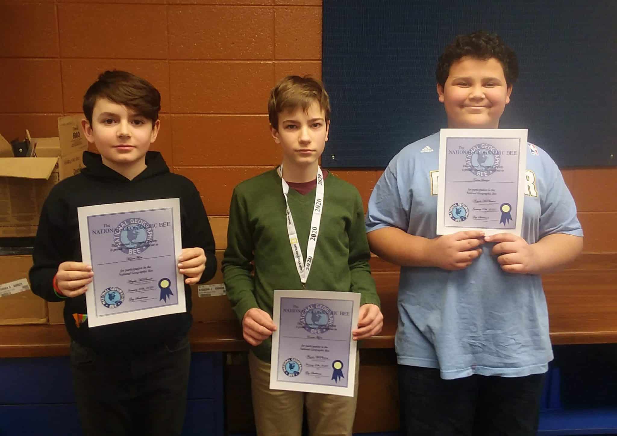 Tomahawk students take part in National Geographic GeoBee