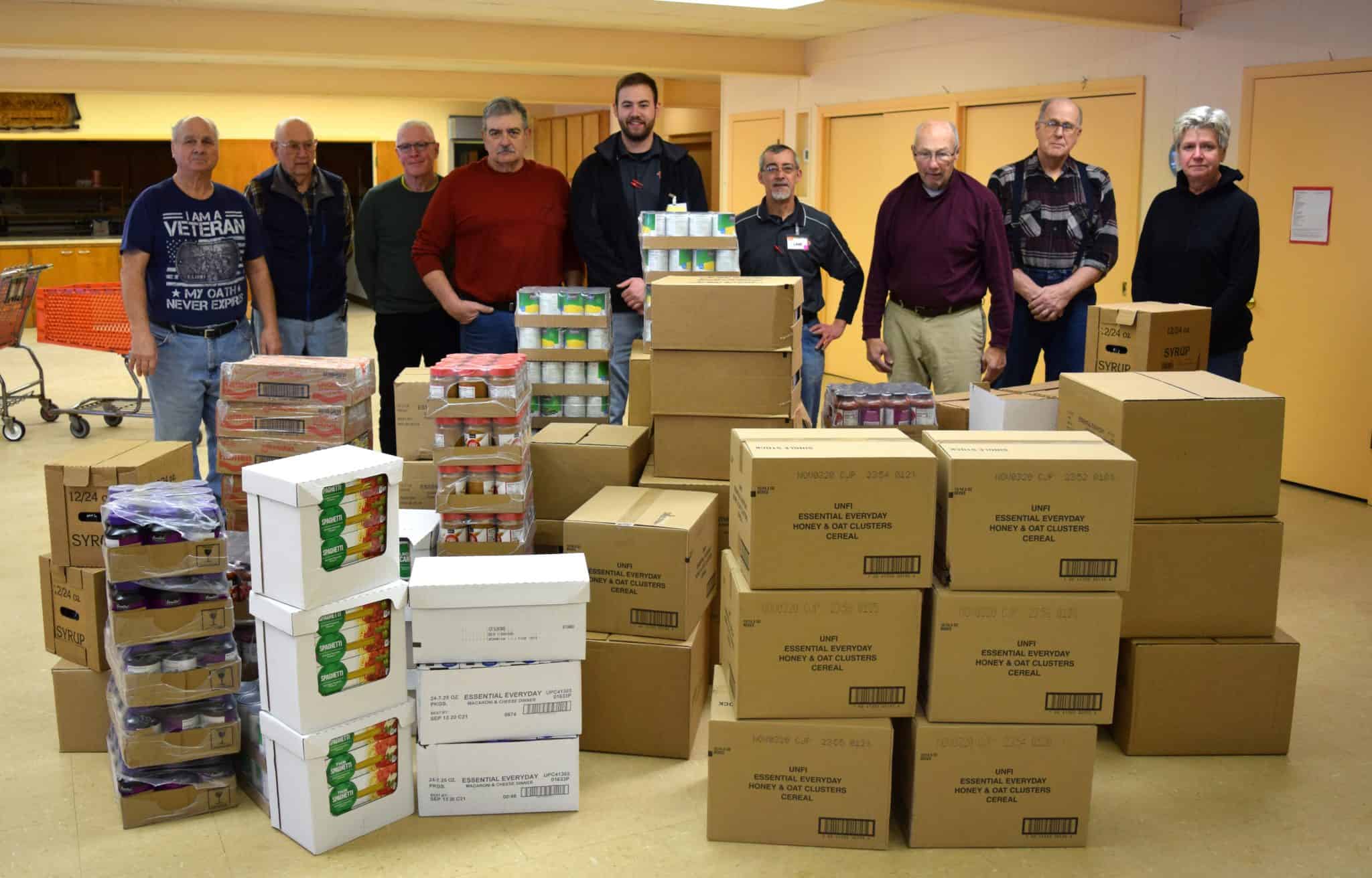Tomahawk community donates almost $3,000 worth of food to Food Pantry