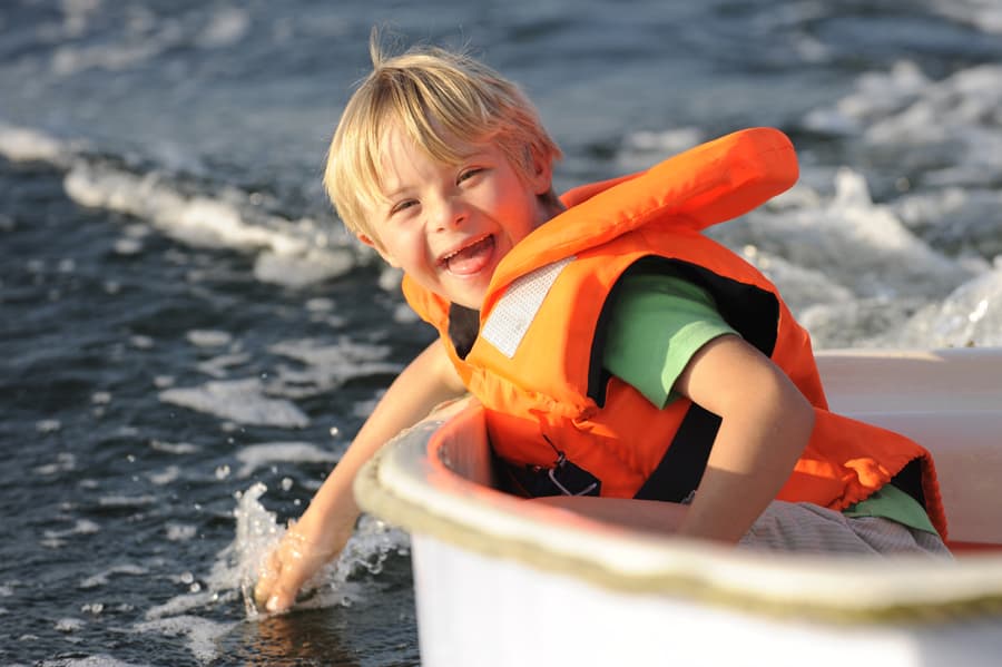 Boat responsibly: Wear a life jacket