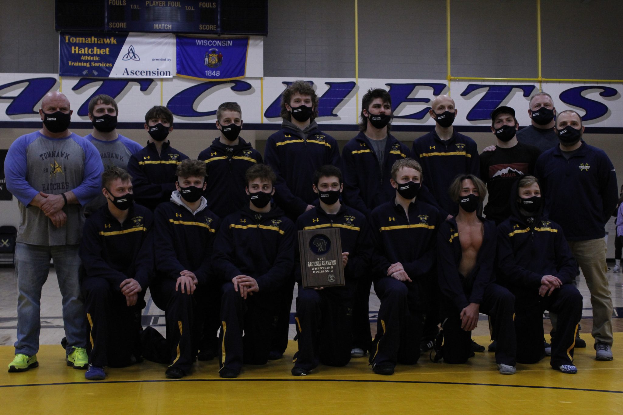 Tomahawk wrestlers win Regional tournament for second-straight year
