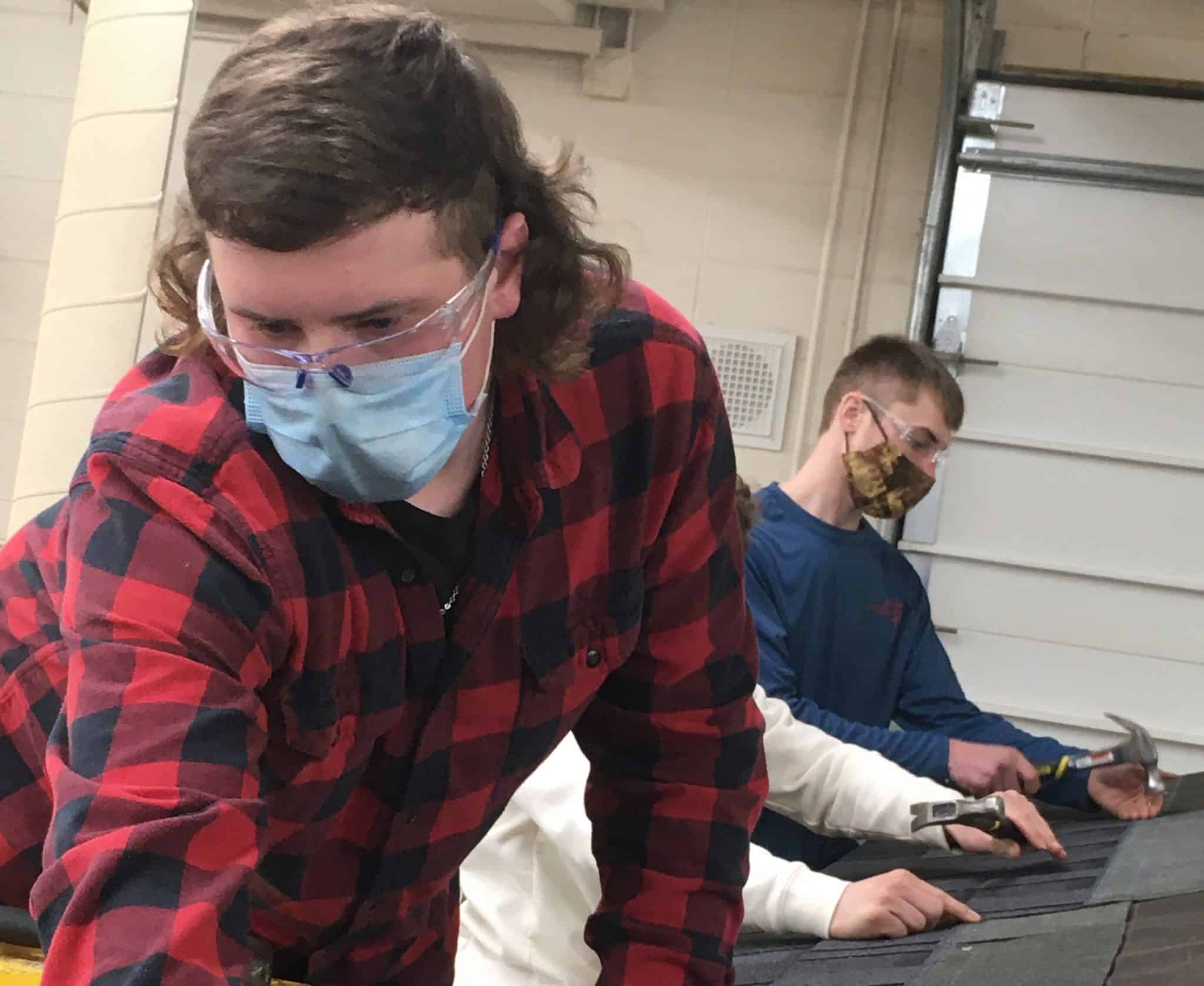 THS Building Trades students developing community pride through hands-on experience