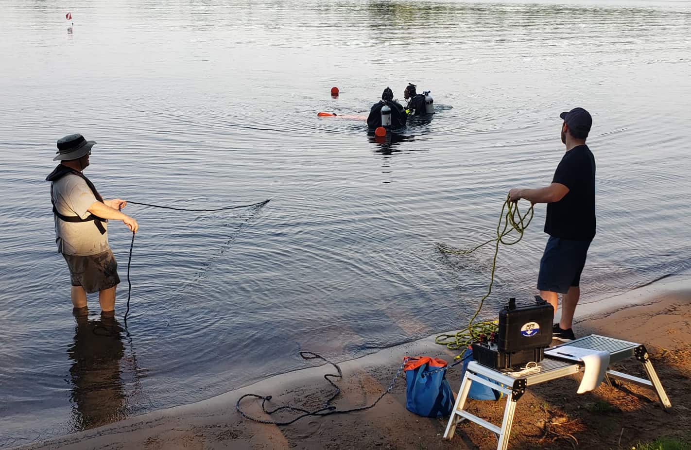 Oneida, Lincoln County Sheriff’s Office dive teams train together at Katherine Lake