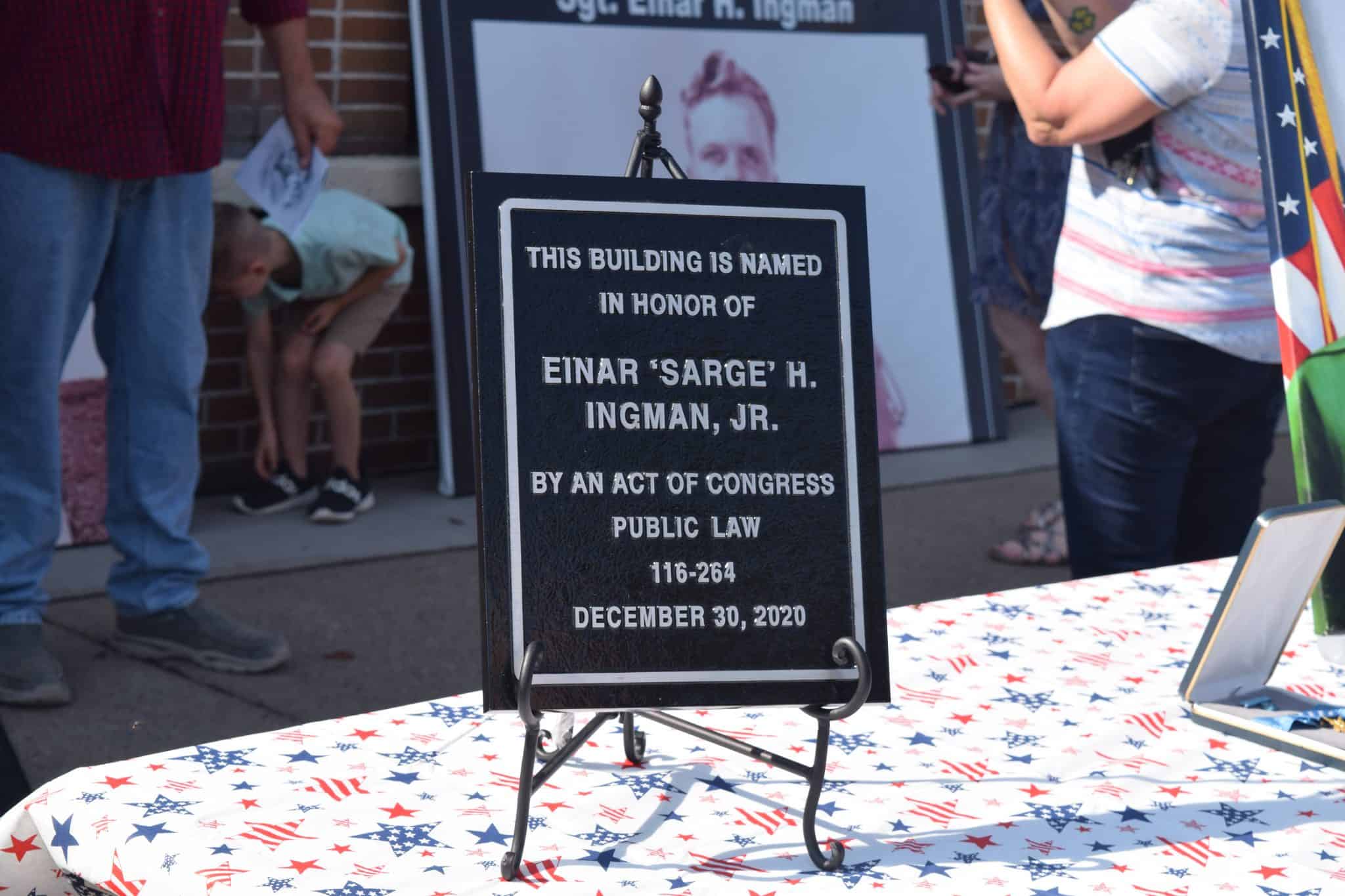 Tomahawk Post Office renamed after Einar ‘Sarge’ H. Ingman Jr.