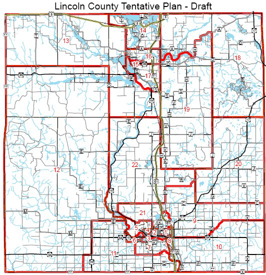 Tentative plan for Supervisory district maps gets thumbs up from County Board