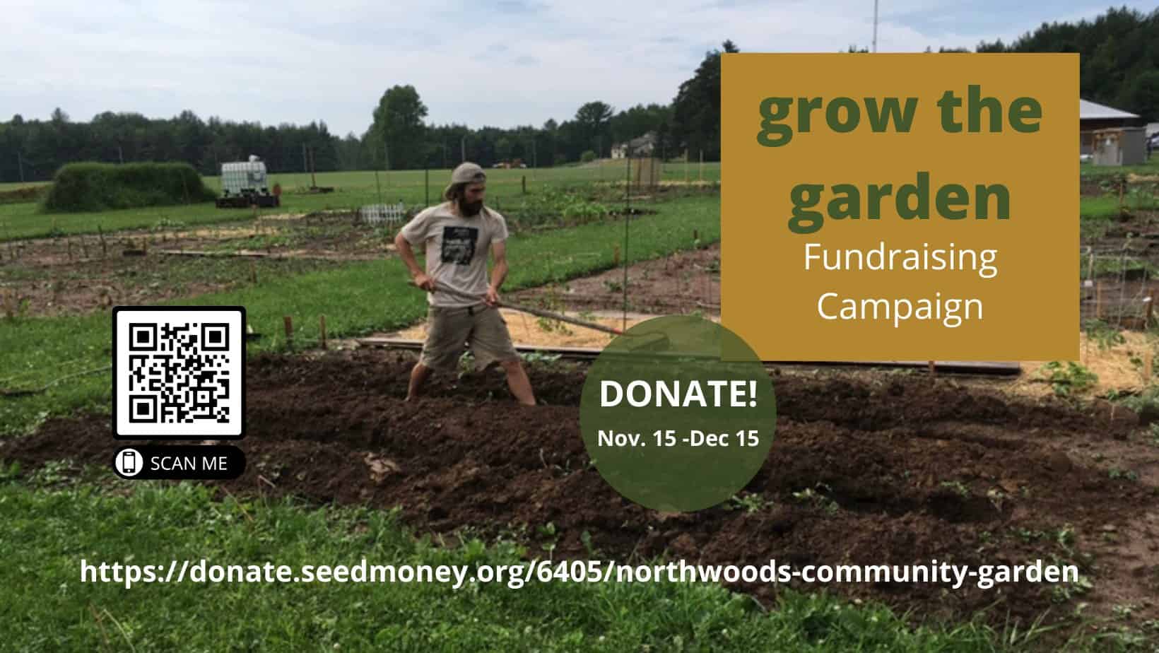 Northwoods Community Garden ‘Grow the Garden’ fundraising campaign underway