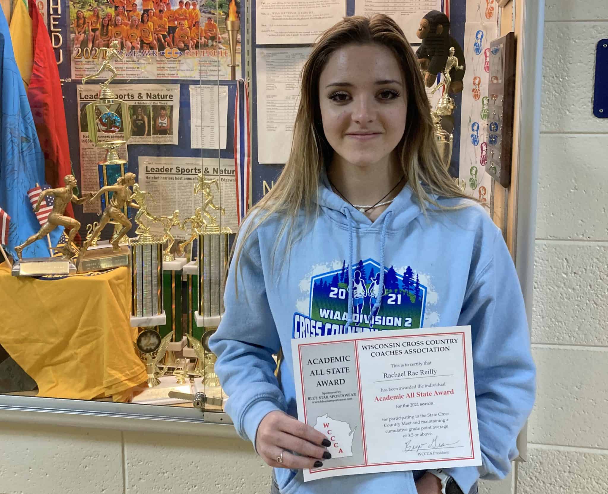 Hatchet sophomore Rachael Reilly named to All-State Academic Team