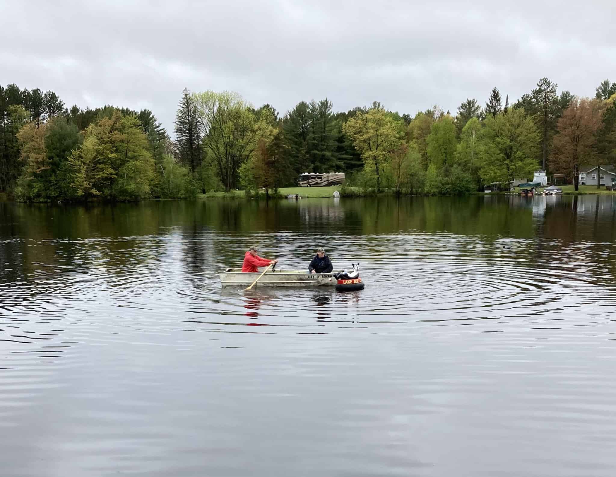 Legendary Lake Ice Bear makes return to Sawdy Pond