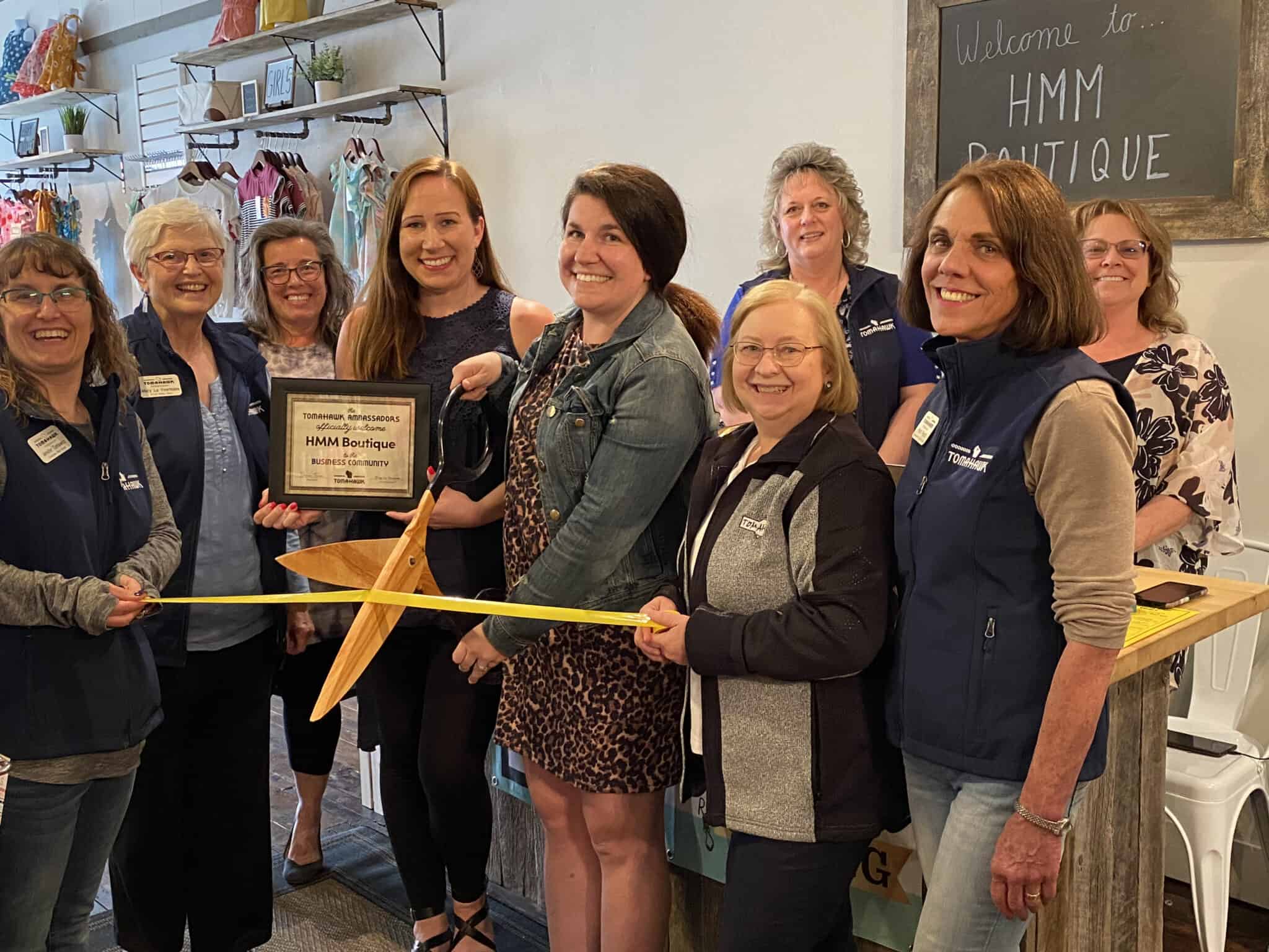 Chamber Ambassadors hold ribbon cutting ceremonies at Tomahawk businesses