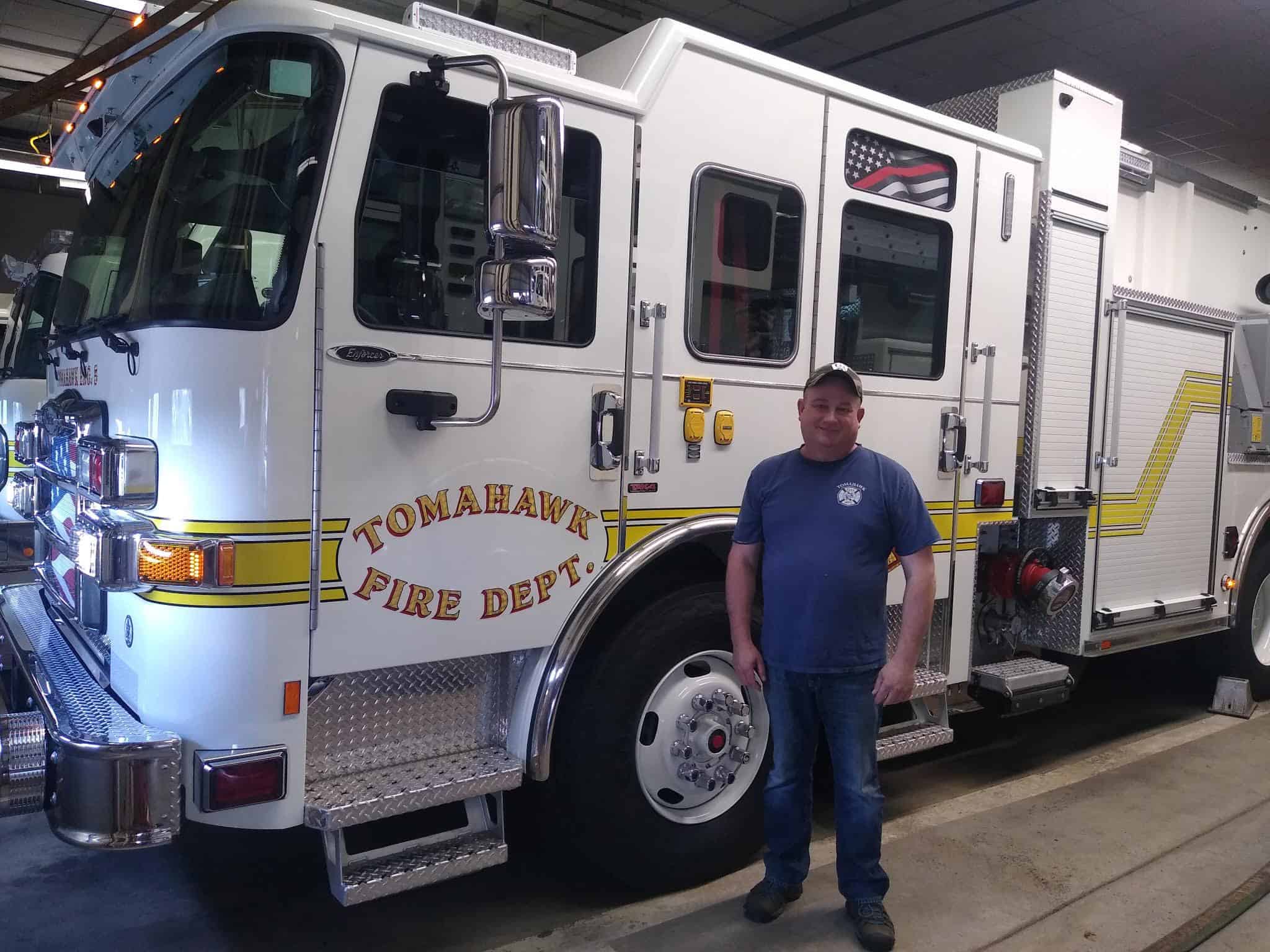 TFD replaces 28-year-old Engine 5 with brand-new truck