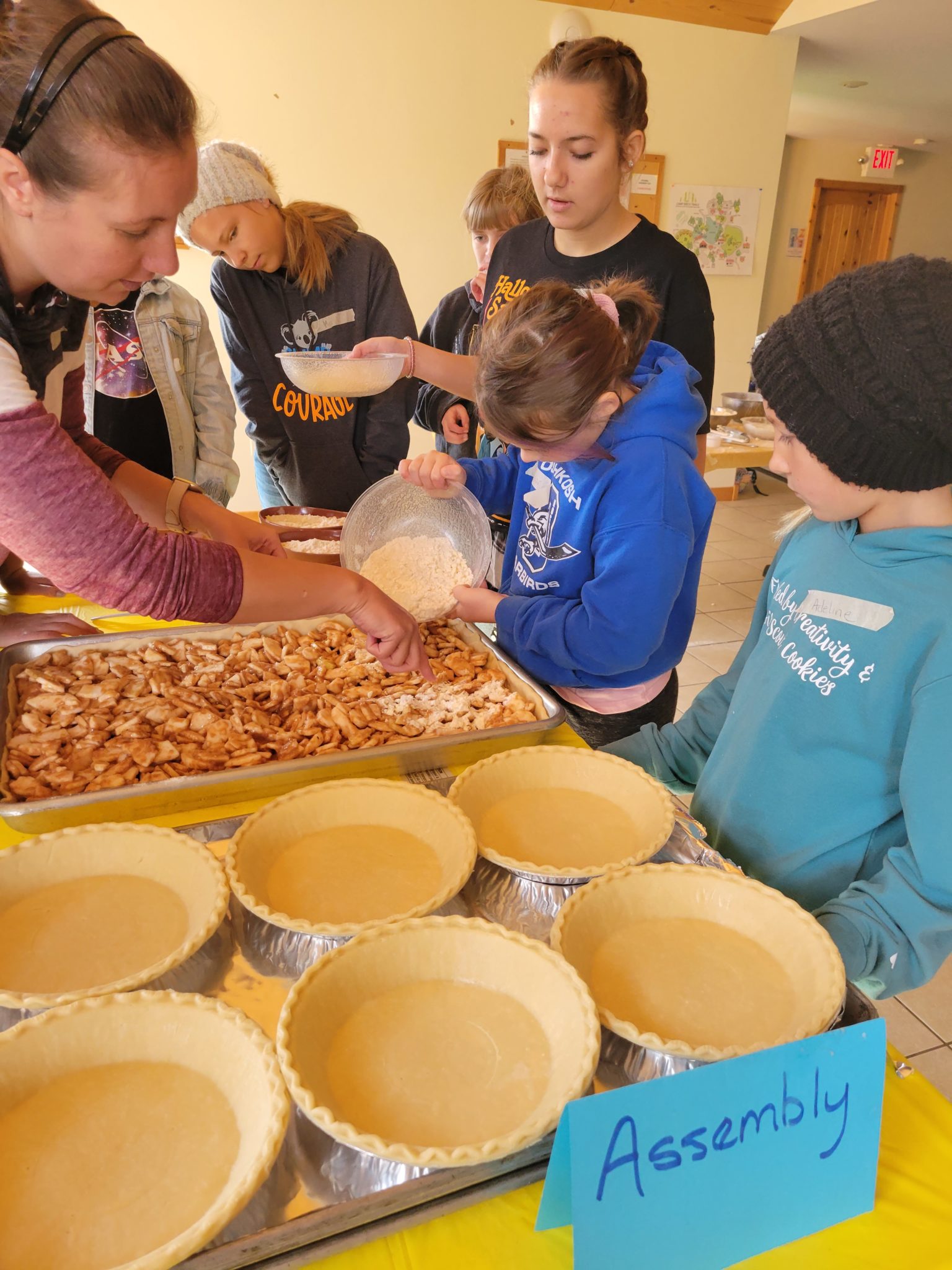 Applefest: Girl scouts make, donate 34 pies to local senior living facilities, residents
