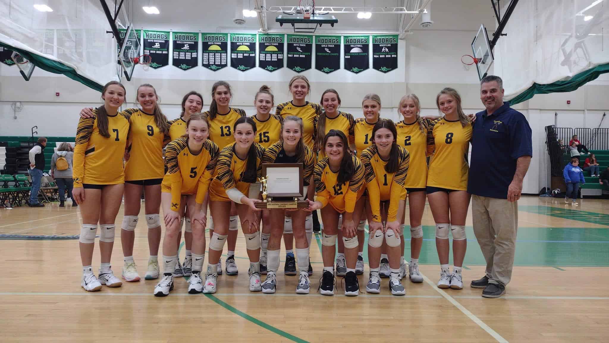 Tomahawk spikers win first conference championship since 2014