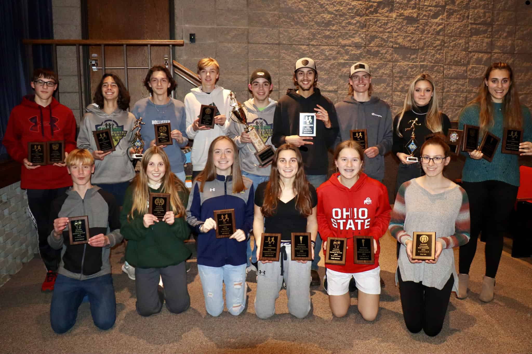 THS cross country team holds Awards Night ceremony