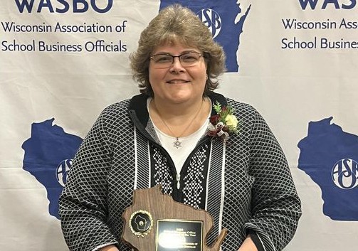 School District of Tomahawk’s Sandy Holquist named School Business Office Professional of the Year