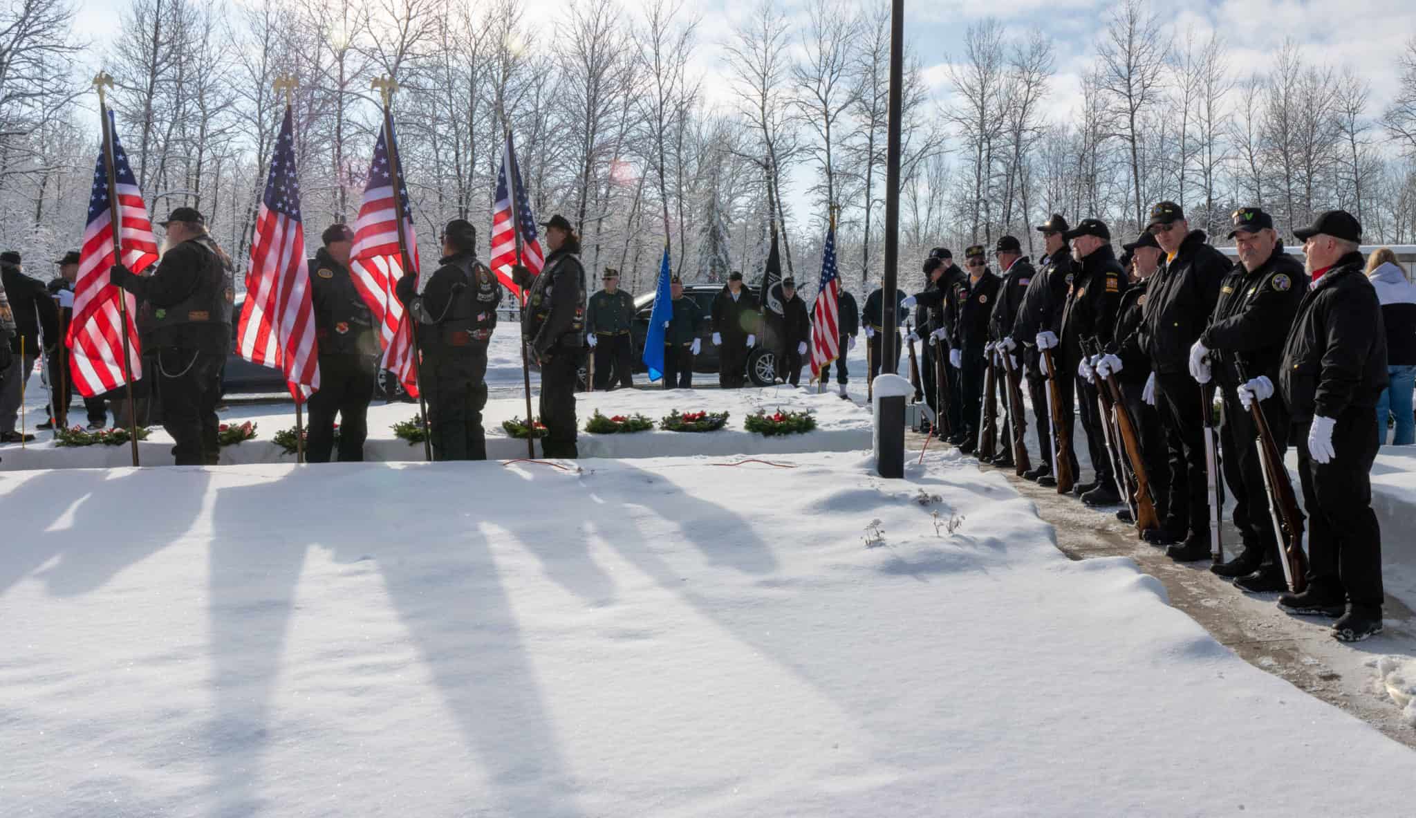 Annual ceremony at Northwoods National Cemetery: Wreaths placed to remember, honor, teach