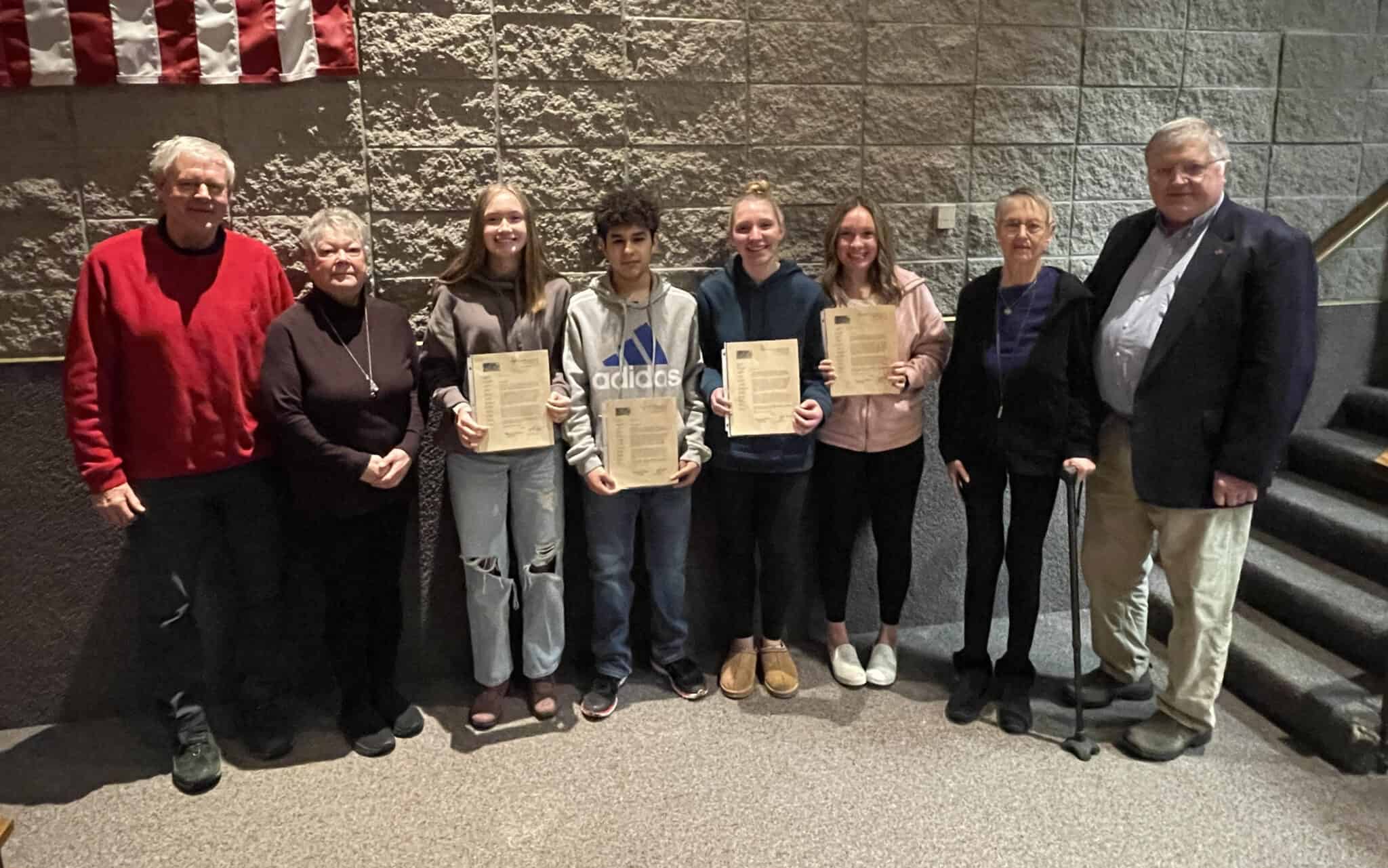 THS students take part in first annual Darlene Wurl Memorial Writing Contest