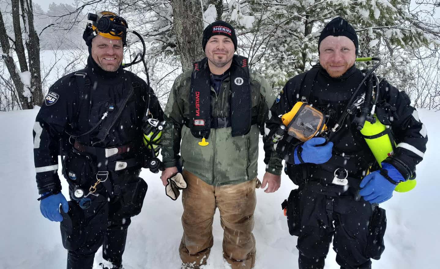 Lincoln, Oneida County dive teams hold ice rescue training exercise