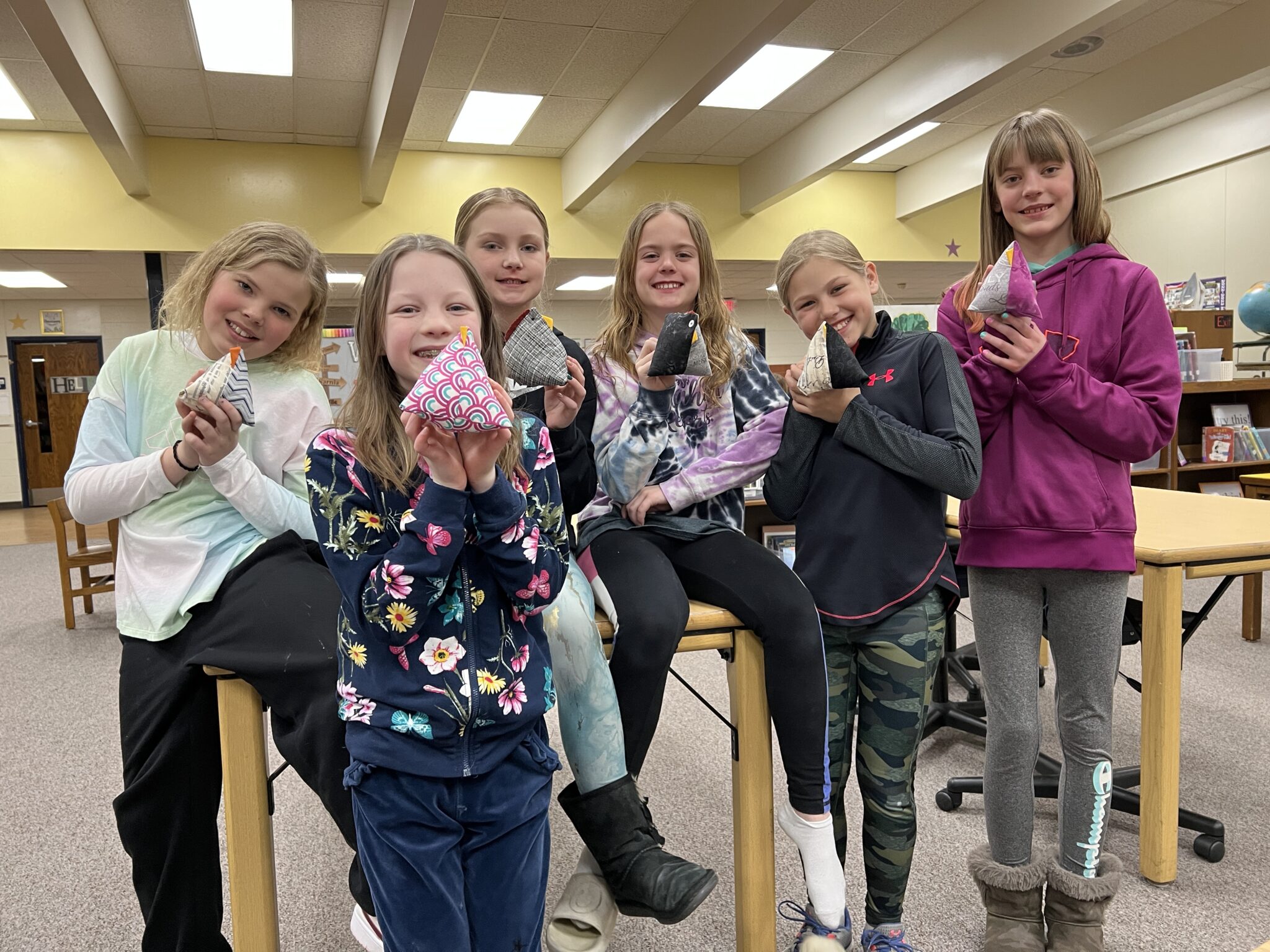 TES students take part in sewing projects