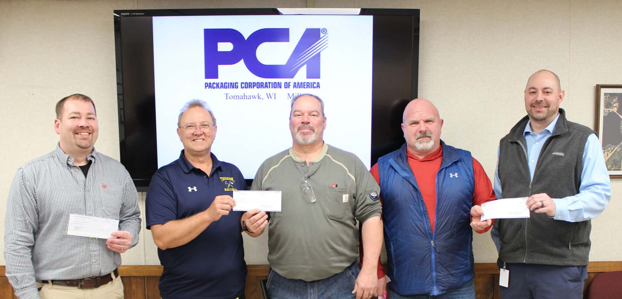 PCA donation covers costs for two AEDs at Tomahawk school complex