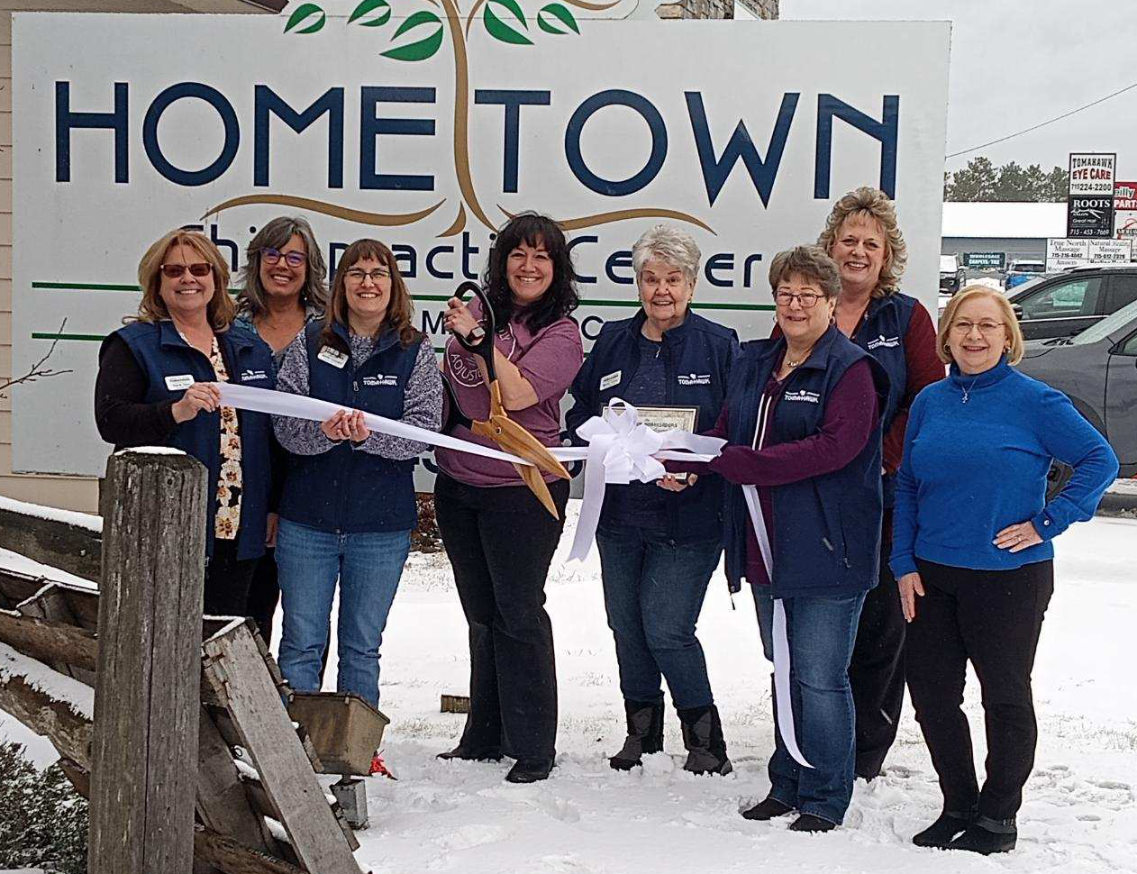 Chamber Ambassadors hold ribbon cutting ceremony at Hometown Chiropractic Center
