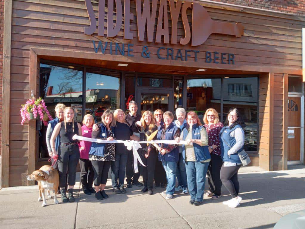 Sideways Wine and Craft Beer welcomed to downtown Tomahawk by Chamber Ambassadors