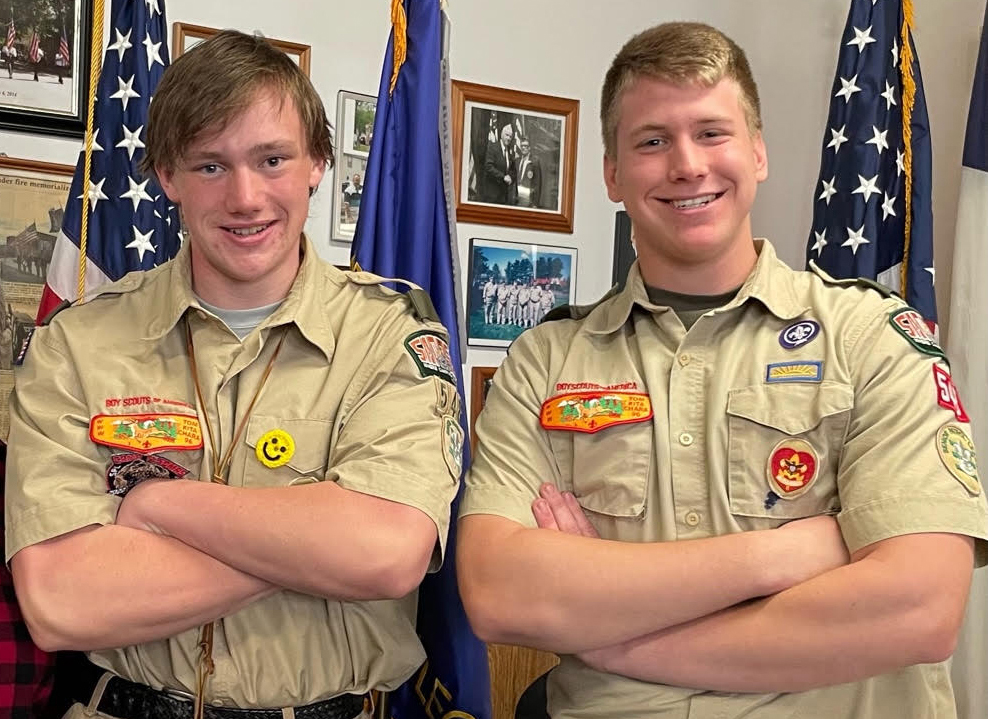 THS seniors Reiter, Stefanich earn Eagle Scout rank