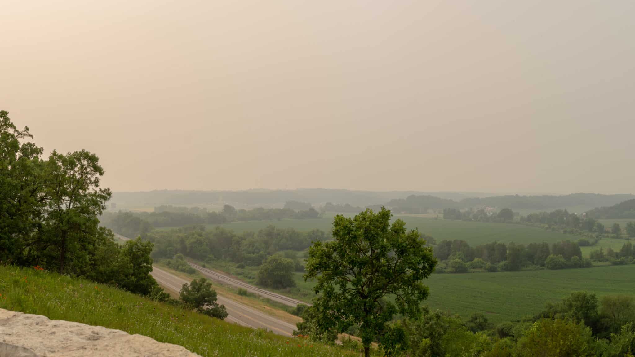 A hazy shade of summer: Canadian wildfire smoke impacting air quality in Wisconsin