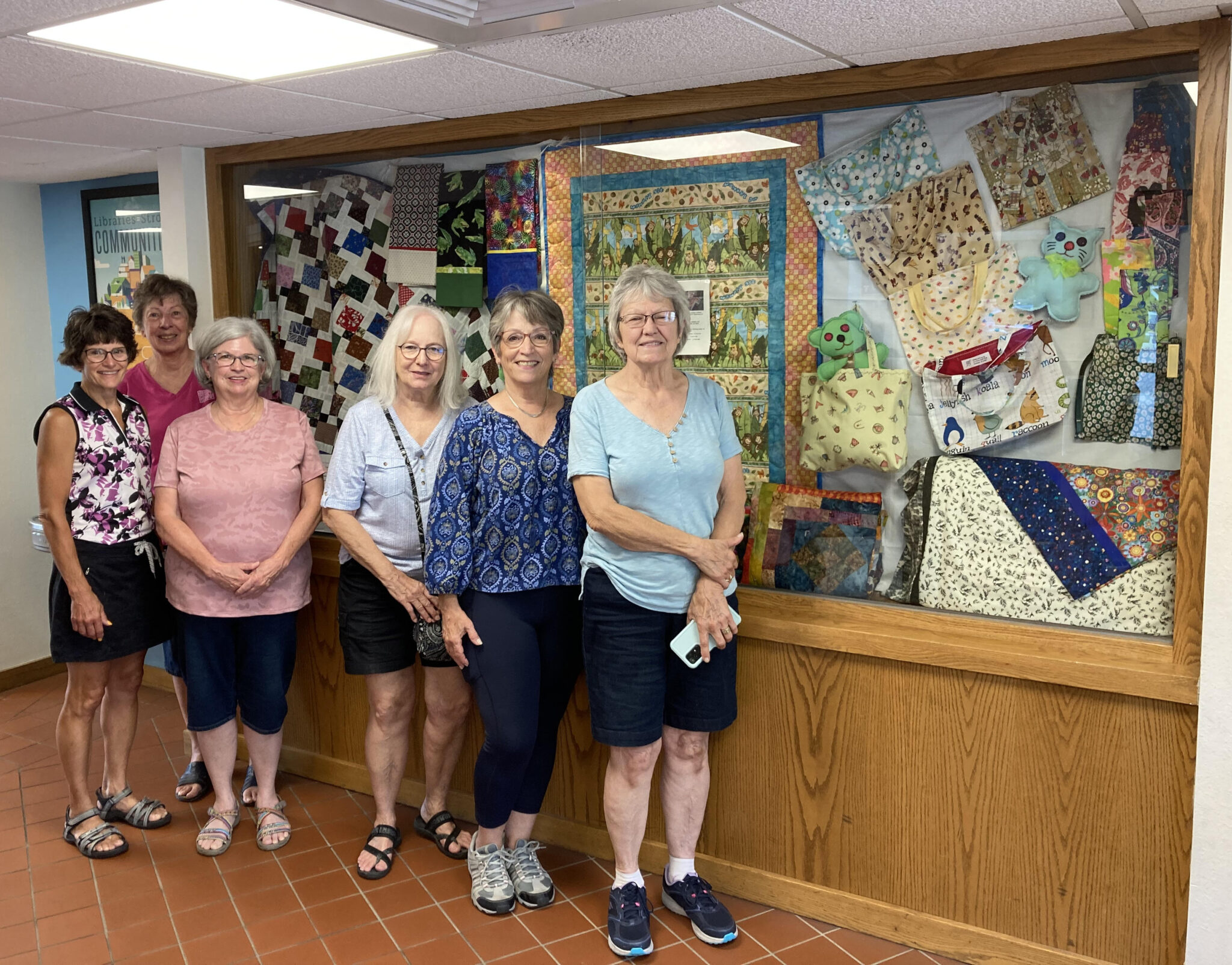 Display at Tomahawk Public Library highlights Four Rivers Quilt Guild