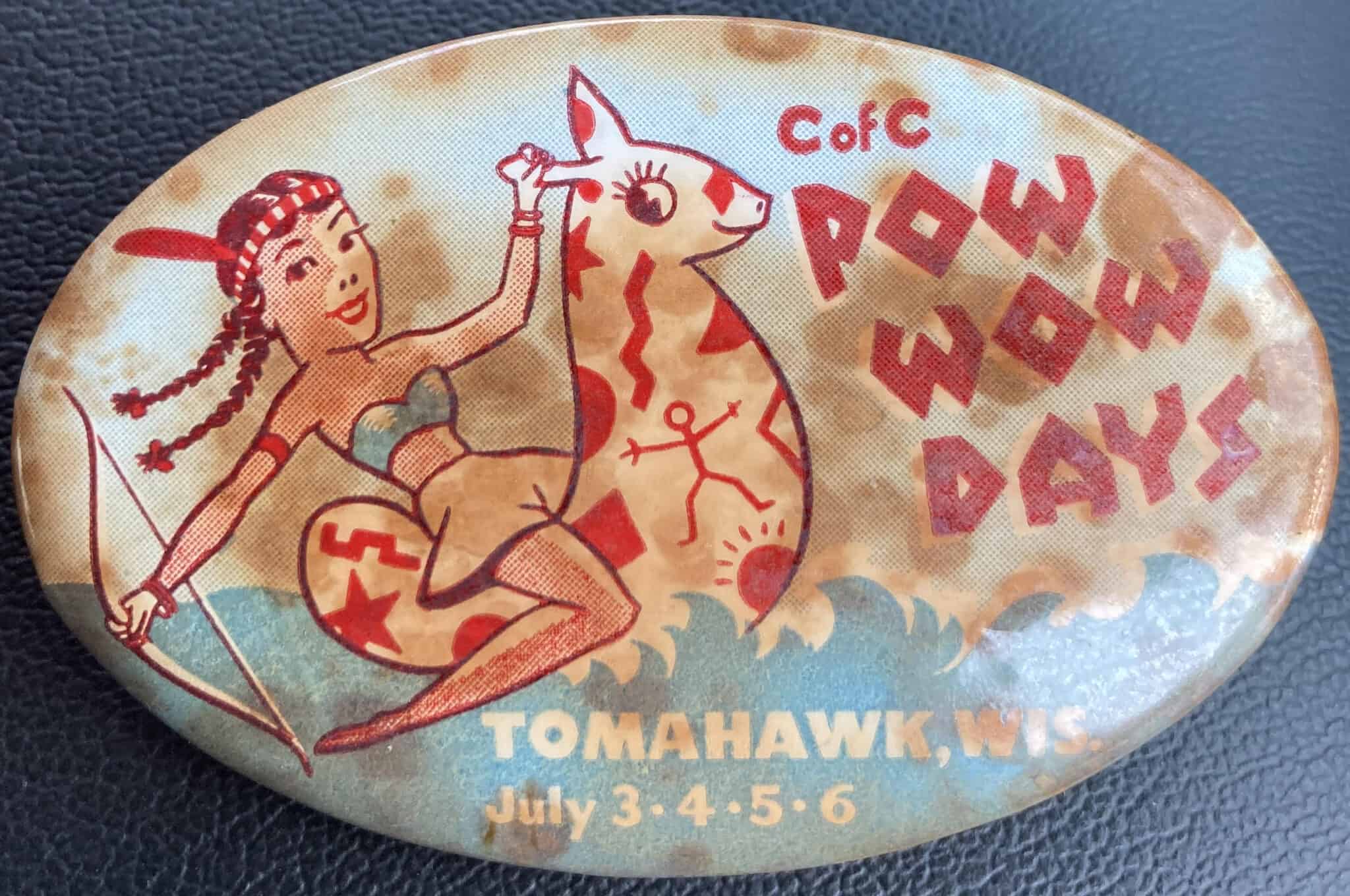 Nearly 20 years after its rediscovery, mystery surrounding long-lost Pow Wow Days button solved