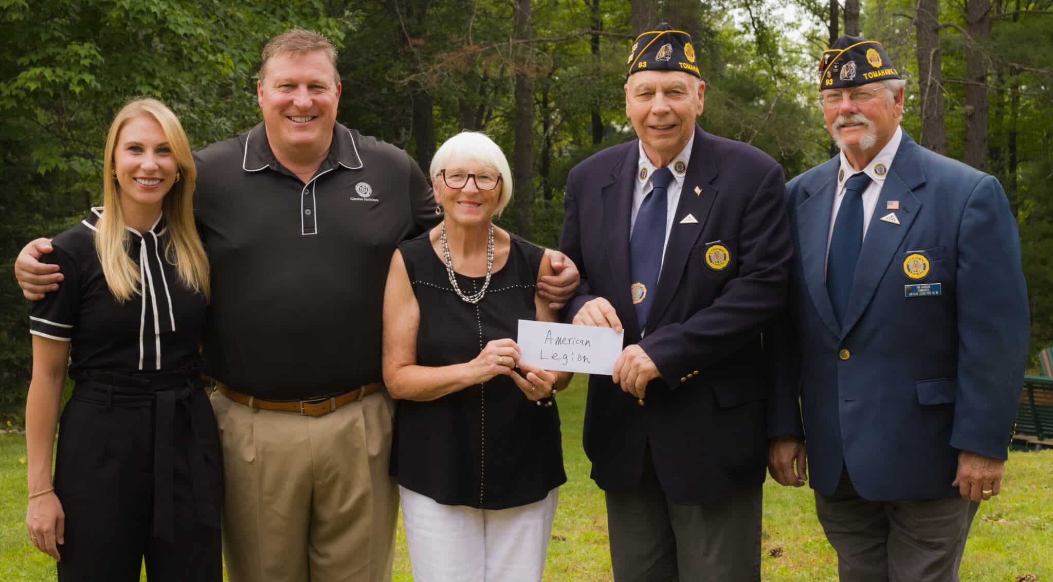 Laabs Family Fund donates $10,000.00 to American Legion Post 93 as renovations reach halfway mark