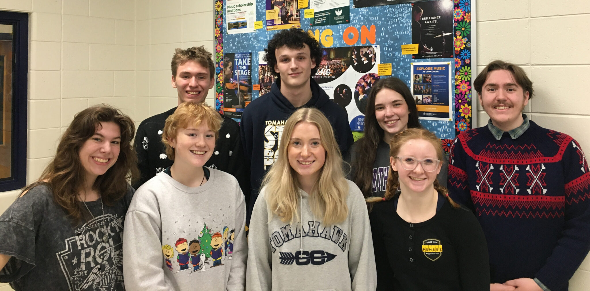 Eight THS singers selected for 74th annual Dorian Vocal Festival in Iowa