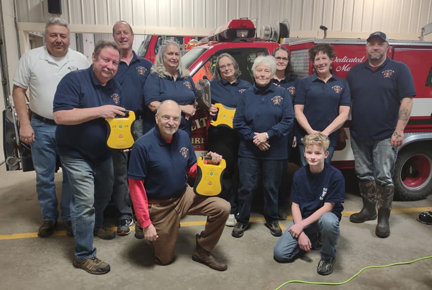 Little Rice Fire Department purchases new AEDs with donated funds
