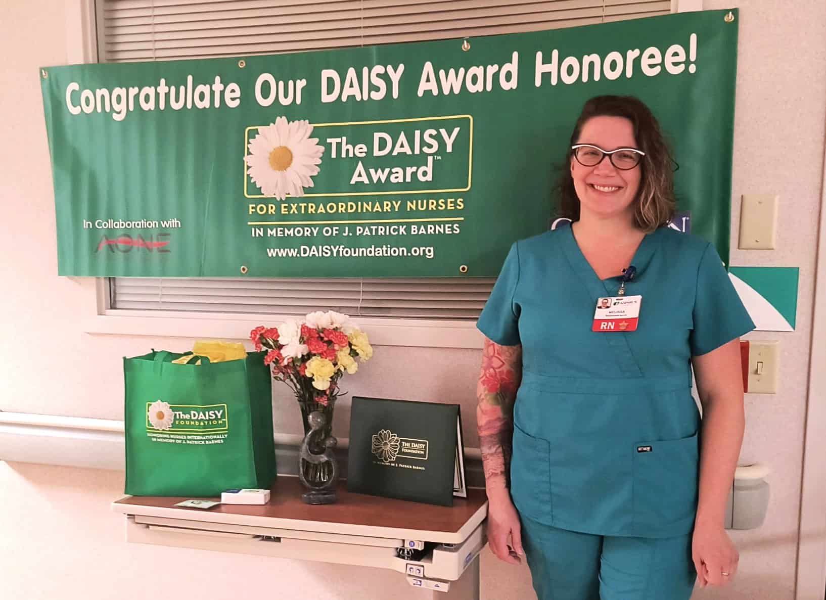 Aspirus Tomahawk Hospital’s Melissa Long receives DAISY Award for Extraordinary Nurses
