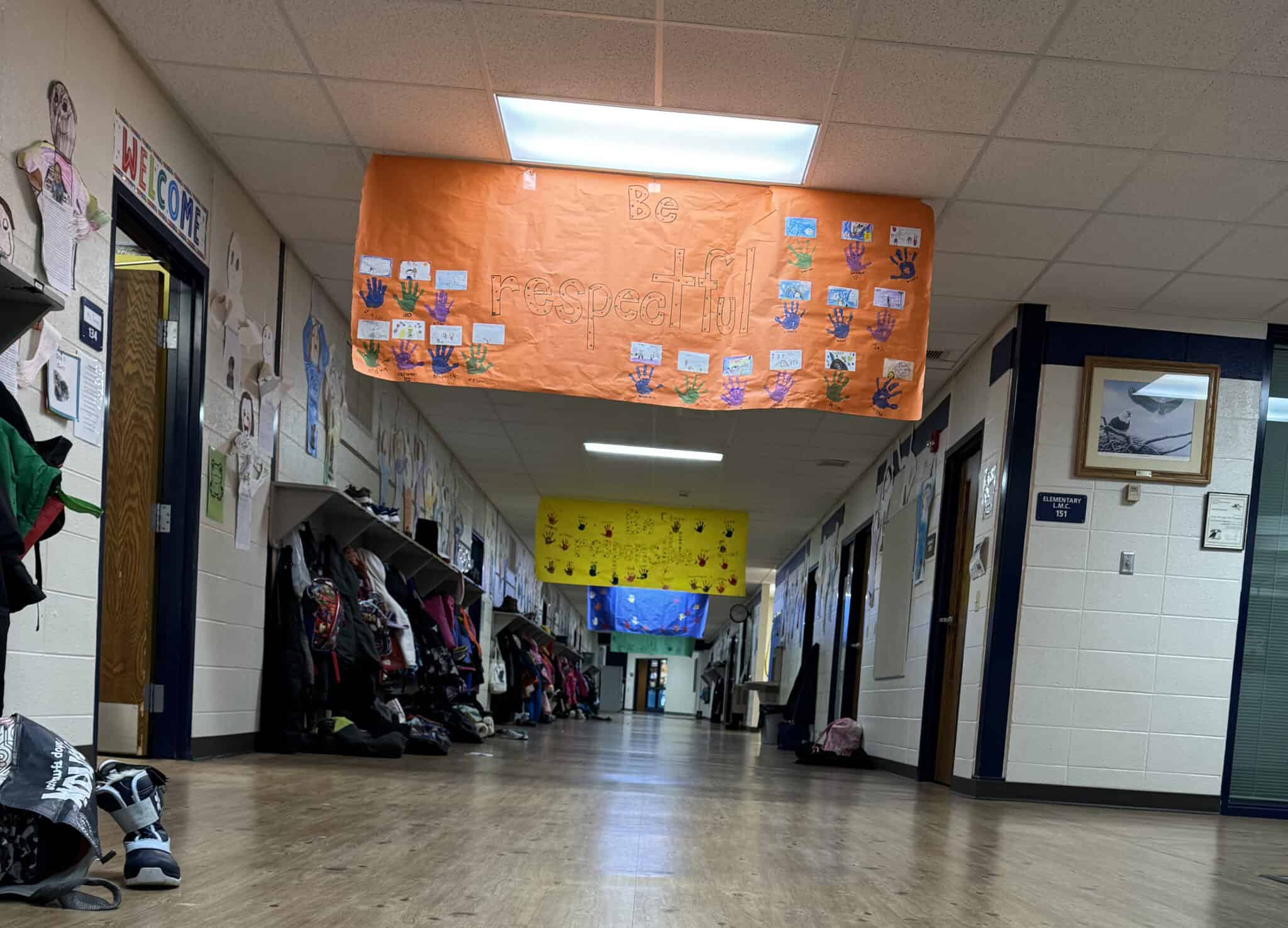 Be Respectful, Be Responsible, Be Safe: TES students decorate hallways