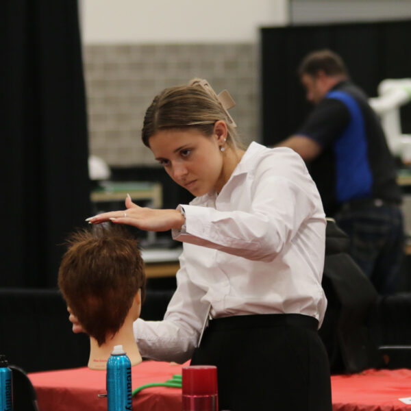 THS’s Rachael Reilly takes third place in SkillsUSA Wisconsin cosmetology competition