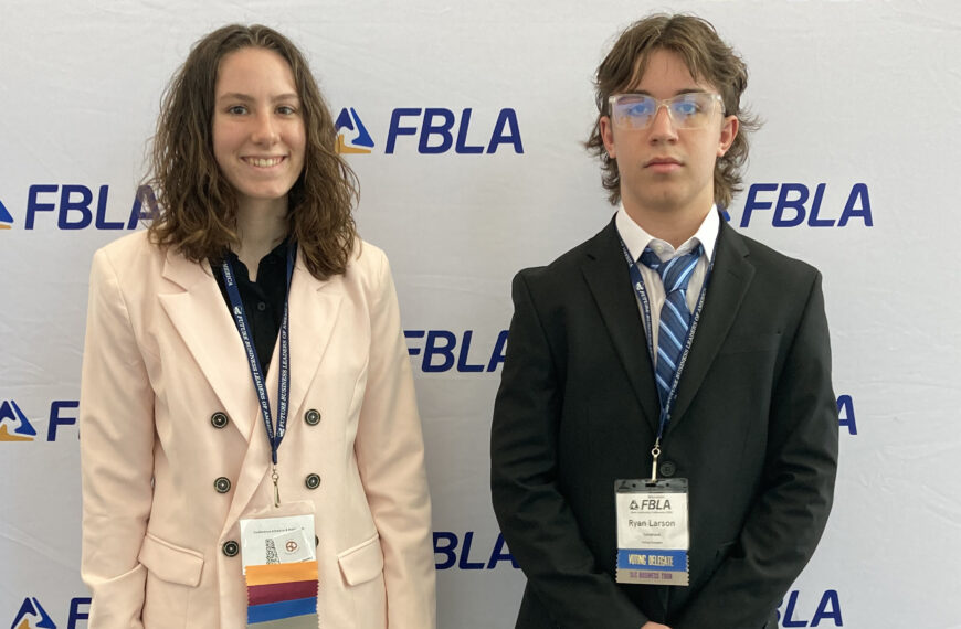 THS students Lee, Larson take part in FBLA state conference